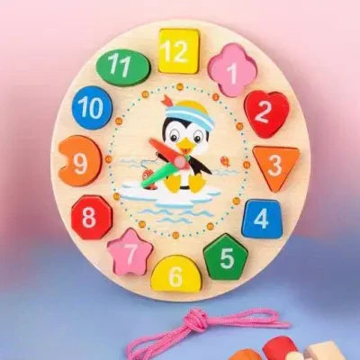 Jouet en Bois - WoodenToys™ - Horloge