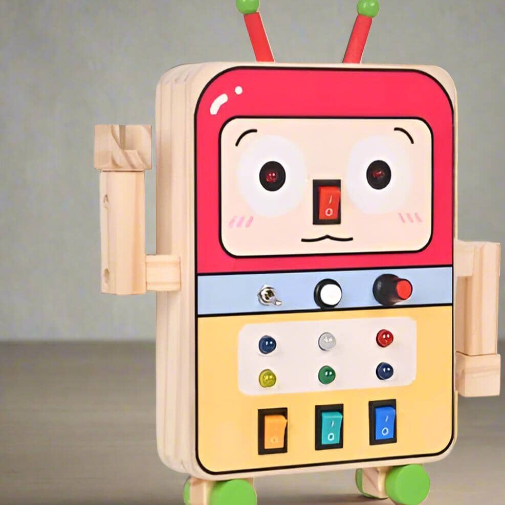 Tableau Montessori - BusyBoardCircuit™ - Robot